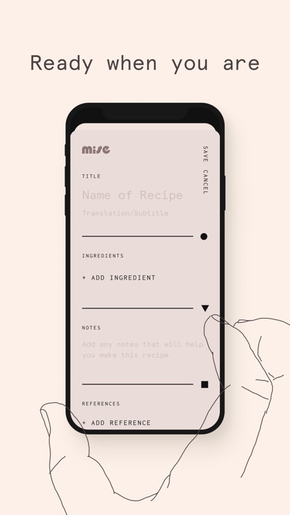 Mise: A minimalist recipe box screenshot-9