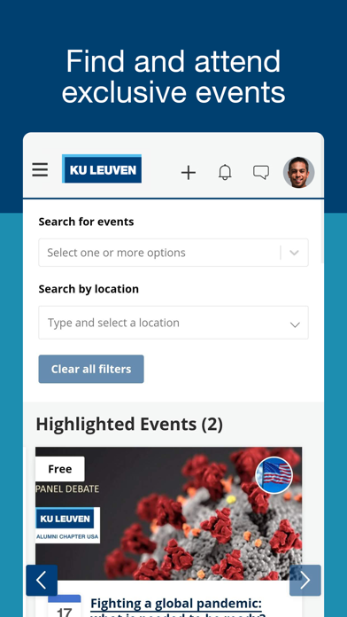 KU Leuven Connect Screenshot