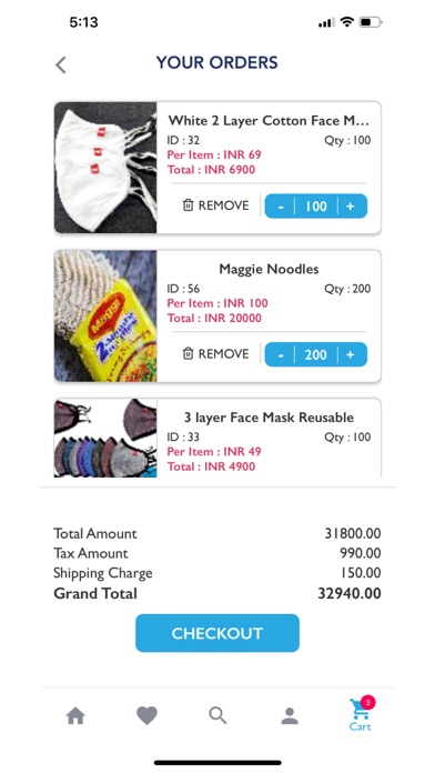 Storimart Buyer Ordering Screenshot