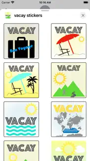 vacay stickers iphone screenshot 4