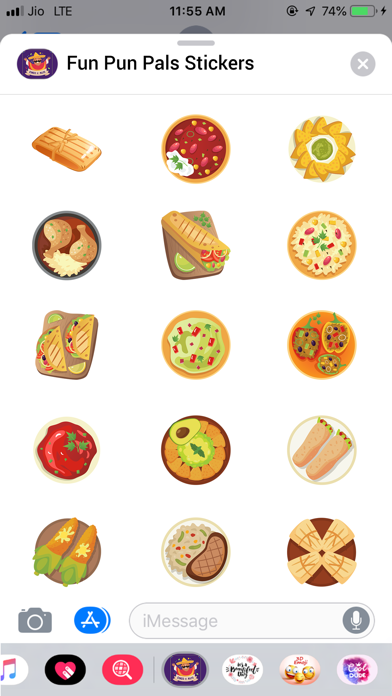 Fun Pun Pals Stickers Screenshot