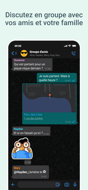 ‎WhatsApp Messenger Capture d'écran