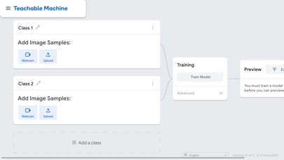 TeachableMachine Screenshot