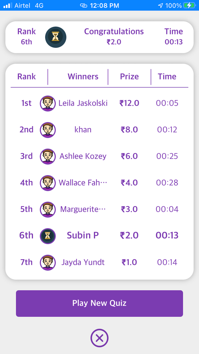 Learn and Earn Rewards