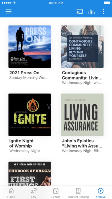 Temple Baptist White House Screenshot
