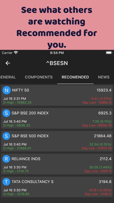 Global Stock Market Screenshot