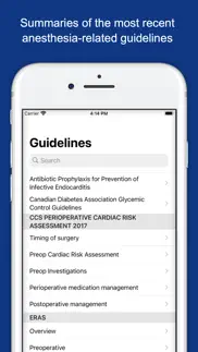 anesthesia considerations iphone screenshot 4