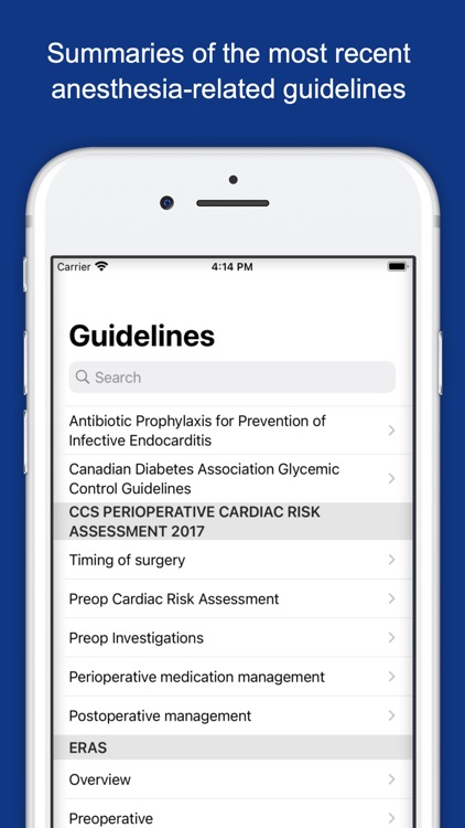 Anesthesia Considerations screenshot-3