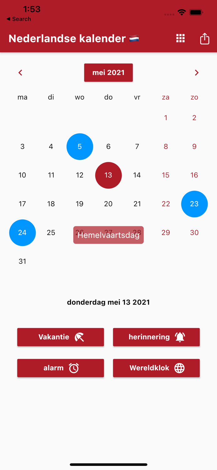 Nederlandse Kalender 2023