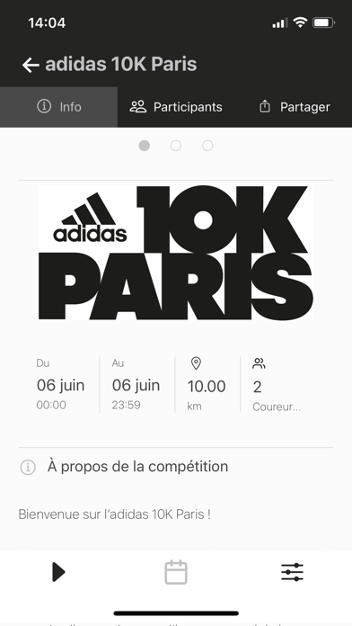 adidas 10K Paris Screenshot