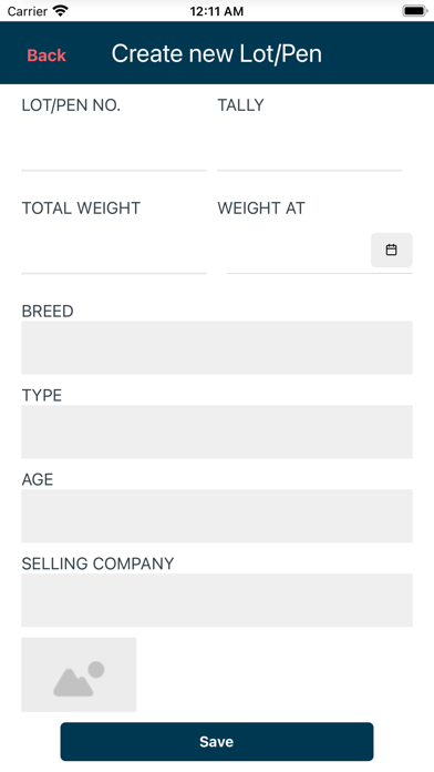 MyLiveStock Yard Data Screenshot