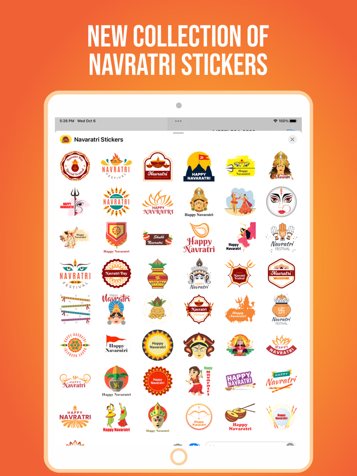 Navratri Stickers
