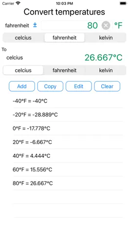 Game screenshot Temperature Units apk