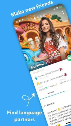 Interpals: Penpals & Languages screenshot 1