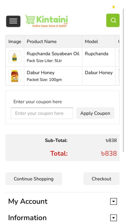 Kintaini: Online Grocery screenshot-3