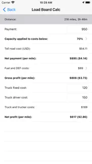 toll calculator gps navigation iphone screenshot 3