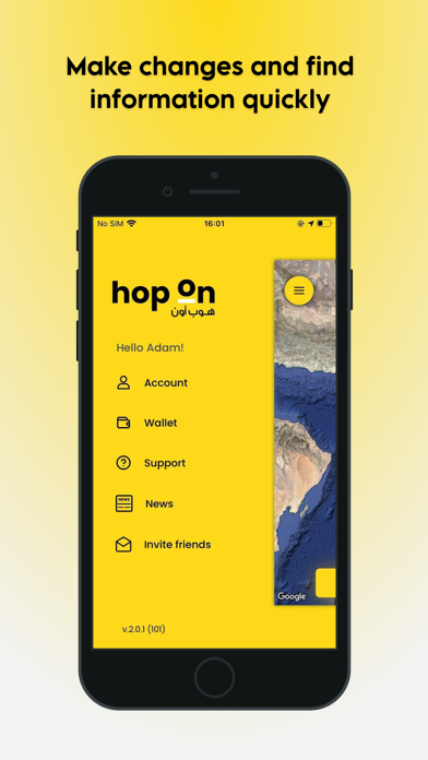 hopOn Mobility Screenshot
