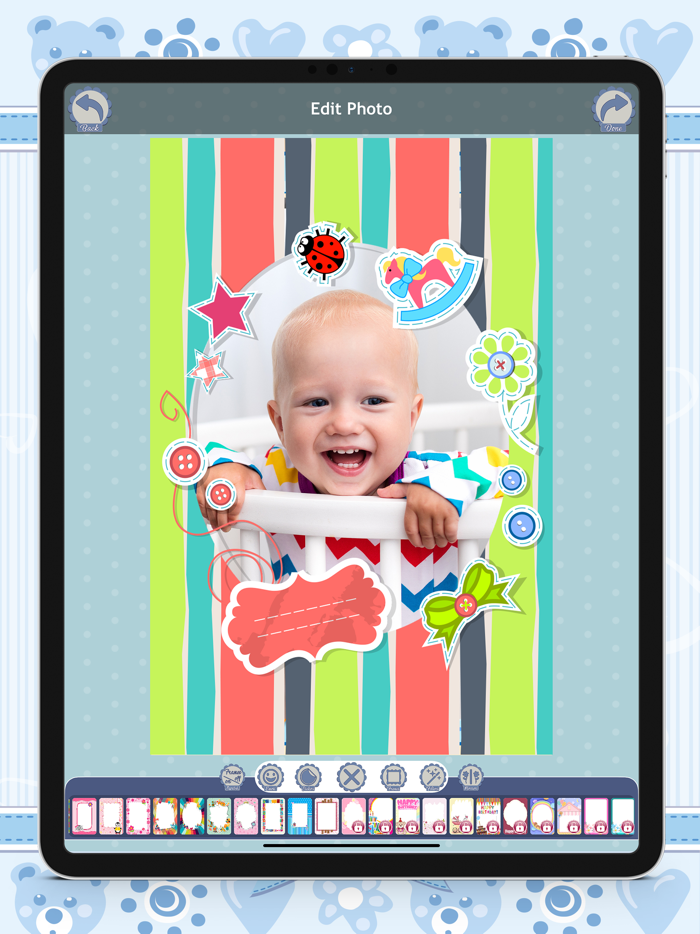 Cute Photo Frames and Stickers