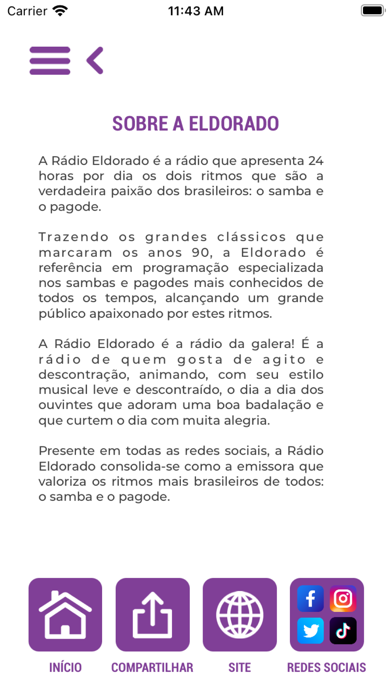 Rádio Eldorado - 104,9 FM Screenshot