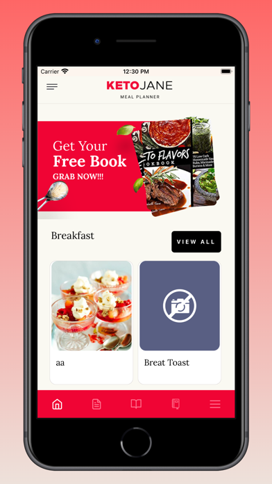 KetoJane Diet Meal Plans Screenshot