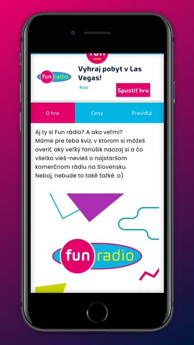 Fun rádio Games Screenshot