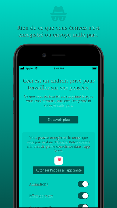 Screenshot #3 pour Thought Detox