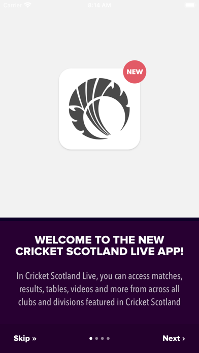 Cricket Scotland Live Screenshot