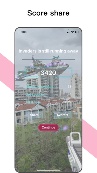 AR-Invader Screenshot