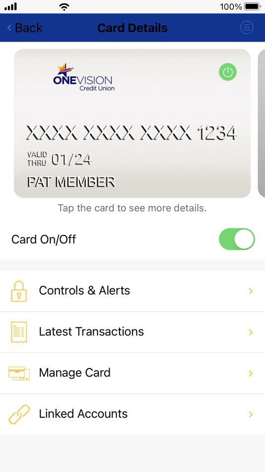 #3. One Vision Card Navigator (iOS) 由: One Vision Federal Credit Union