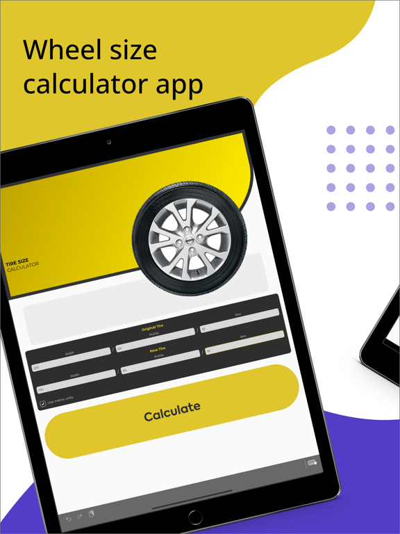 Tire Size Calculator - Upsizeのおすすめ画像1