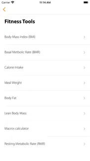 m k fitness iphone screenshot 2