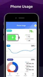 phone usage + widgets iphone screenshot 1
