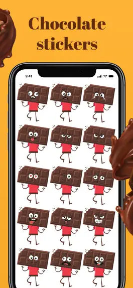 Game screenshot Animated Chocolate Stickers hack