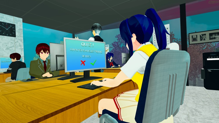 Anime High School Girl Game screenshot-3