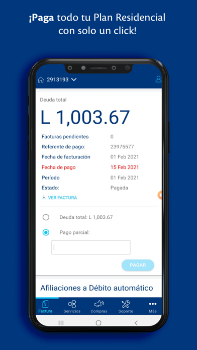 Mi Tigo Honduras Screenshot