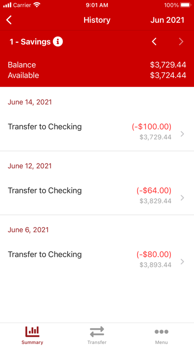 Victoria Federal CU App Screenshot