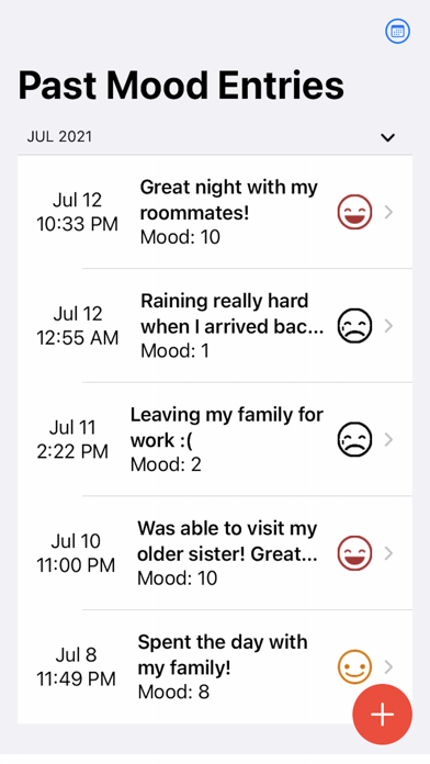 Mindful - Mood Diary Screenshot