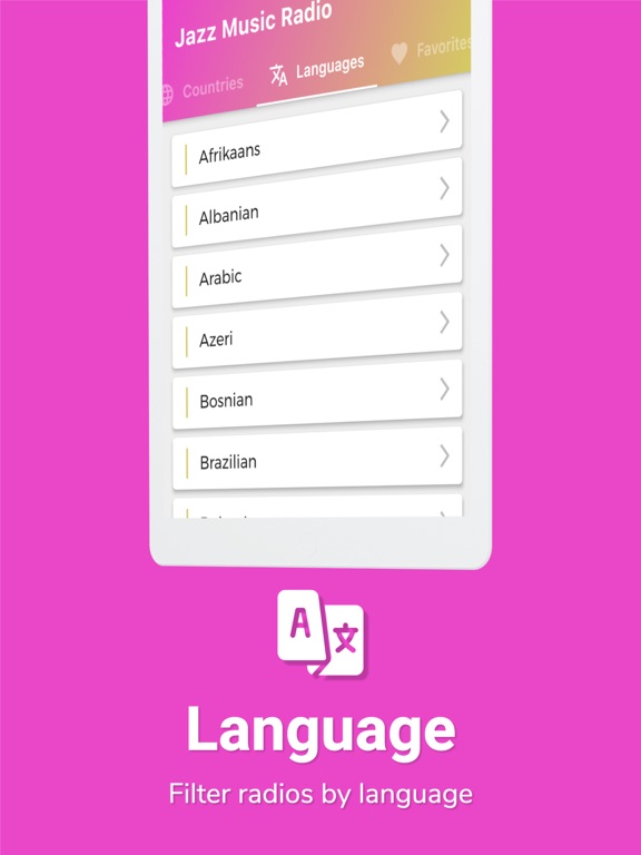 Jazz Radio - Jazz Music iPad screenshot 4 - Music app