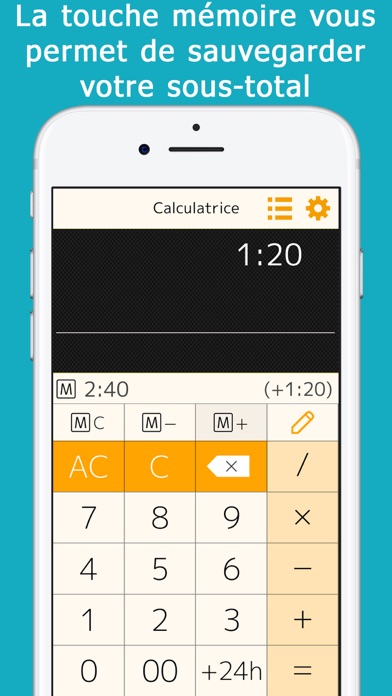 Screenshot #3 pour Calculateur de temps ++