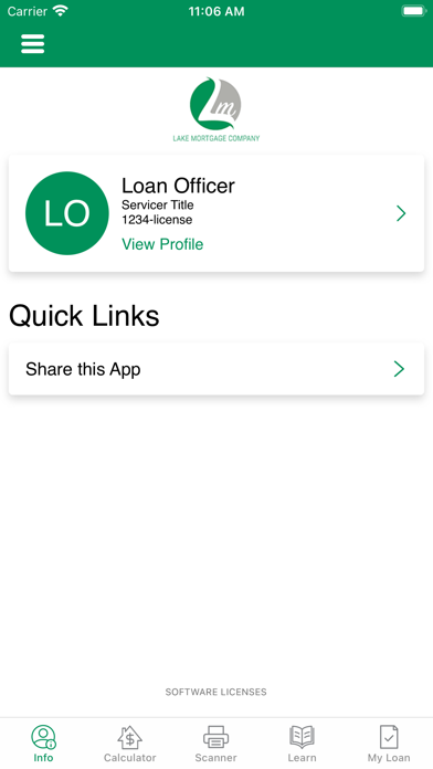 Lake Mortgage Mobile Screenshot