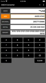 ascii converter iphone screenshot 1