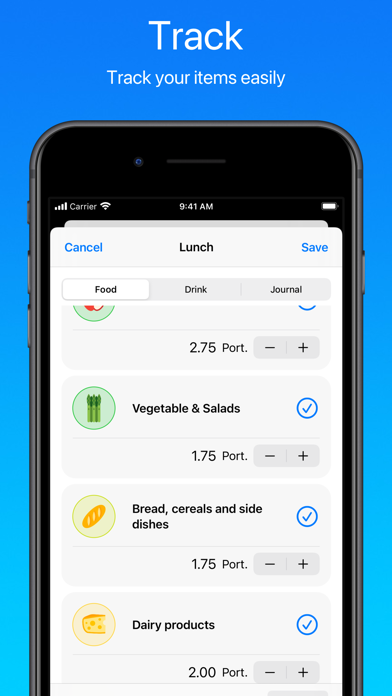 FOOD242 - Food Diary & Tracker Screenshot
