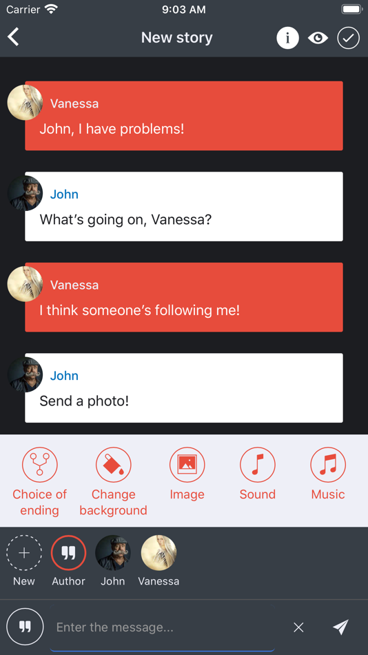 #4. Mistory: Text Chat Story Maker (iOS) 由: Stanislav Petrov
