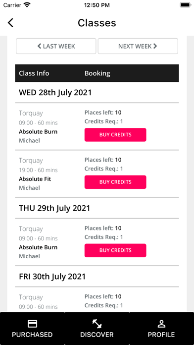 Absolute Training & Nutrition Screenshot