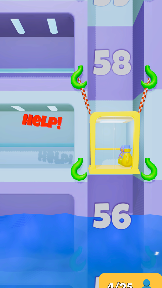 #2. Elevator Rescue (iOS) 由: Rocinante Games Yazilim Ve Pazarlama Anonim Sirketi