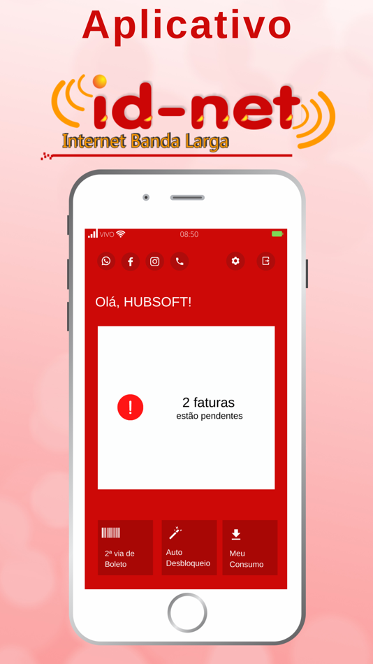 #1. ID NET (iOS) 由: HubSoft
