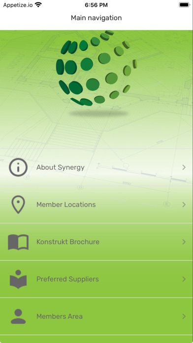 Screenshot 1 of Synergy Systems App