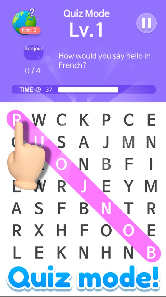 #5. Word Search Multi Games Quiz (iOS) 由: One Up Games Studio