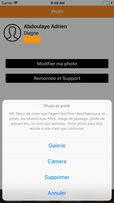 Annuaire Interne Digital Screenshot