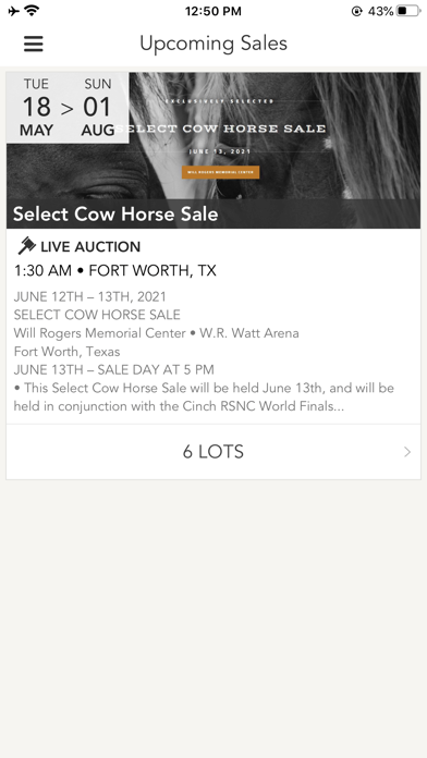 Horseman’s Choice LLC. Screenshot